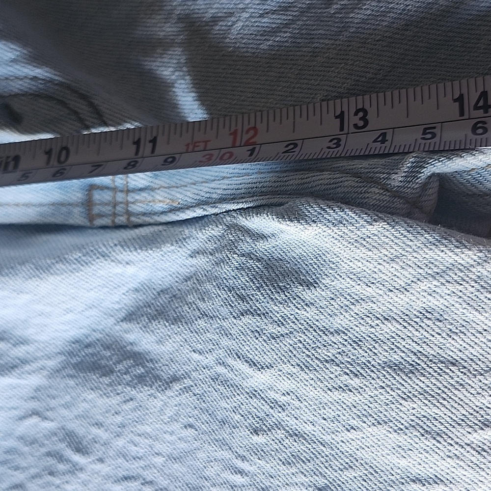 Abercrombie & Fitch The 90' Relaxed Jeans Light Blue Denim High Rise - Picture 8 of 10